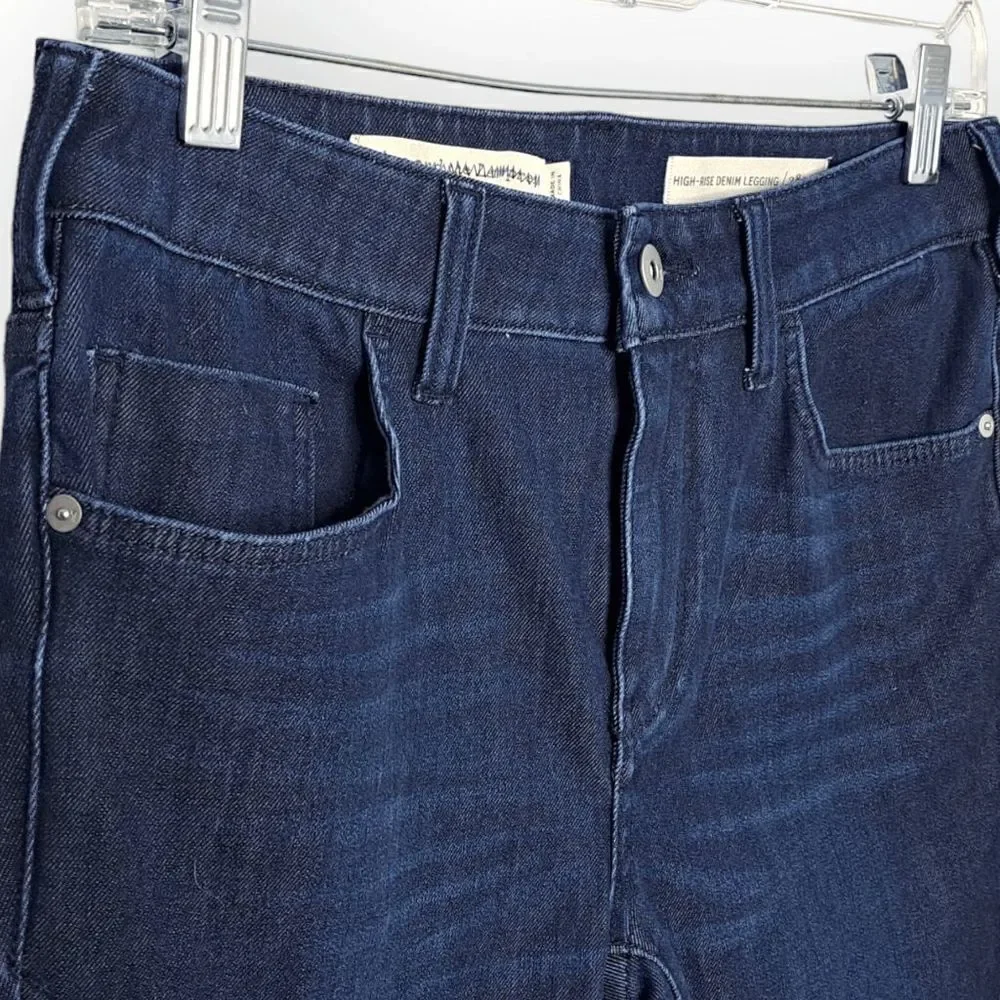 Anthropologie Pilcro and the Letterpress High-Rise Denim Legging size 28 Petite - Picture 5 of 7